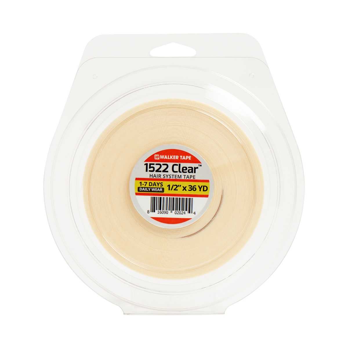 Walker Tape® 1522 Clear - 1/2" X 36 Yds (~33 Metre), Roll