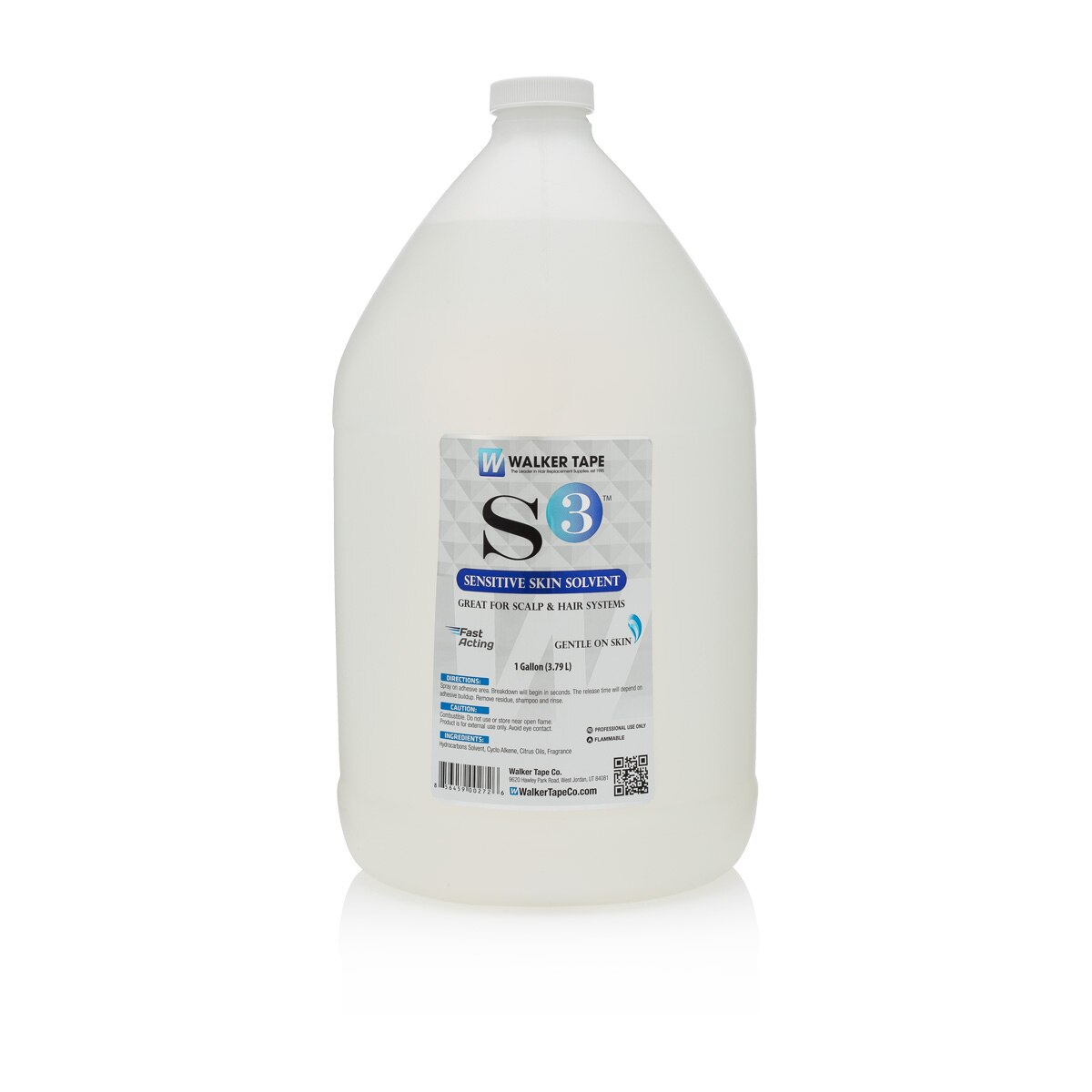 Walker Tape® S3 Sensitive Skin Solvent - 128 fl oz (3.78 L), Gallon