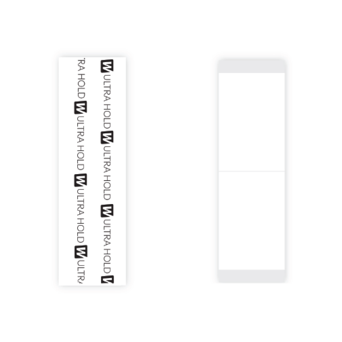 Walker Tape® Ultra Hold Tape - 1" X 3" Strips, 36pc/Bag